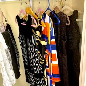 Silk printed dress size 6-8